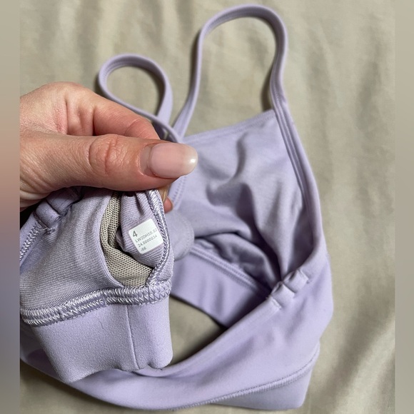Lululemon Purple Sports Bra Size 4 - Picture 4 of 4